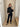 Blouse florale chic et féminine – Noir