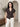 Gilet asymétrique en maille à bouton bijou – Choco