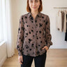 Chemise à motif floral raffiné – Choco